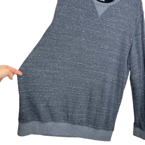 Sonoma Men’s Paramount Blue Double Knit Rayon Blend Crewneck Top - Picture 4 of 10